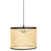 Gevlochten Hanglamp Neirobi - Etnische Stijl - Ijzer En Rotan - D30 X H120 Cm - Naturel-OZAIA Hot