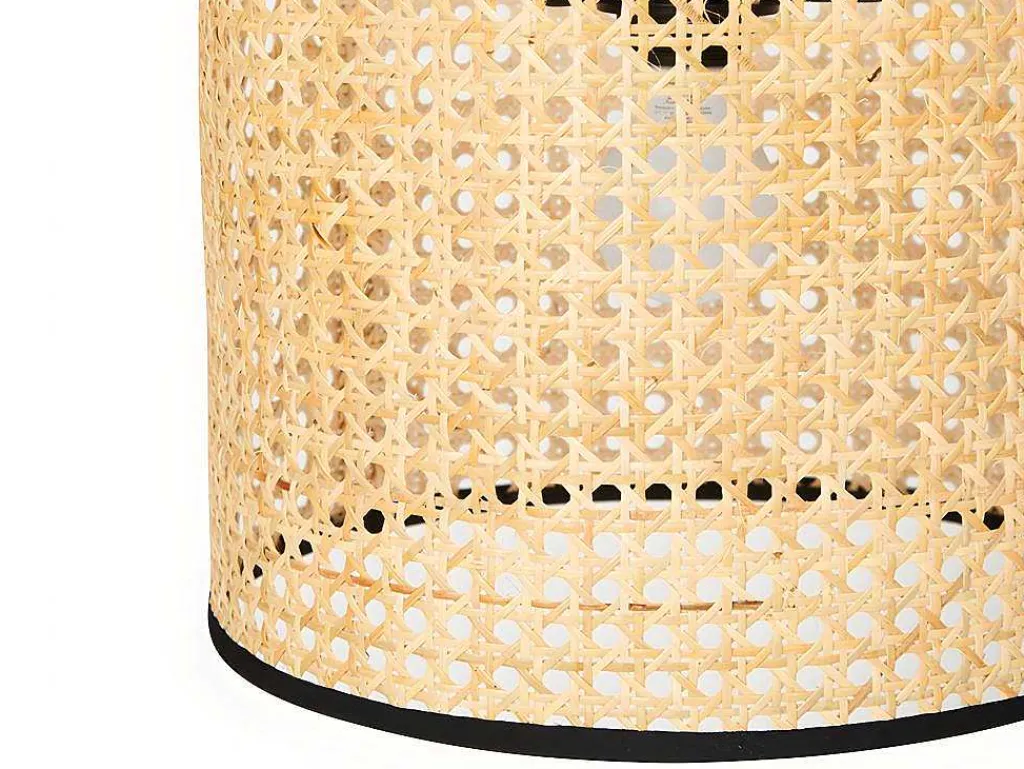 Gevlochten Hanglamp Neirobi - Etnische Stijl - Ijzer En Rotan - D30 X H120 Cm - Naturel-OZAIA Hot