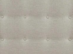 Gewatteerd Hoofdbord Francesco - 140 Cm - Stof - Beige-Vente-unique