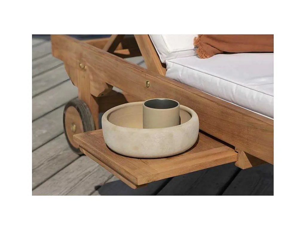 Ghana Ligstoel Goudkleurig, Zilverkleurig.-Venture Home Hot