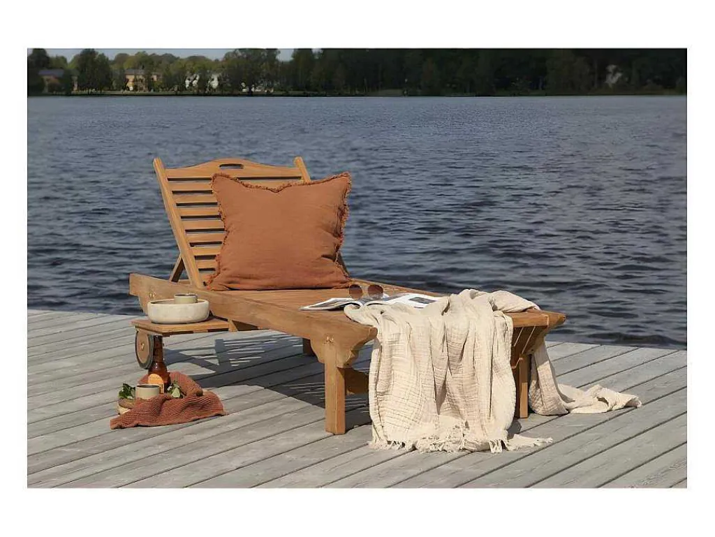 Ghana Ligstoel Goudkleurig, Zilverkleurig.-Venture Home Hot