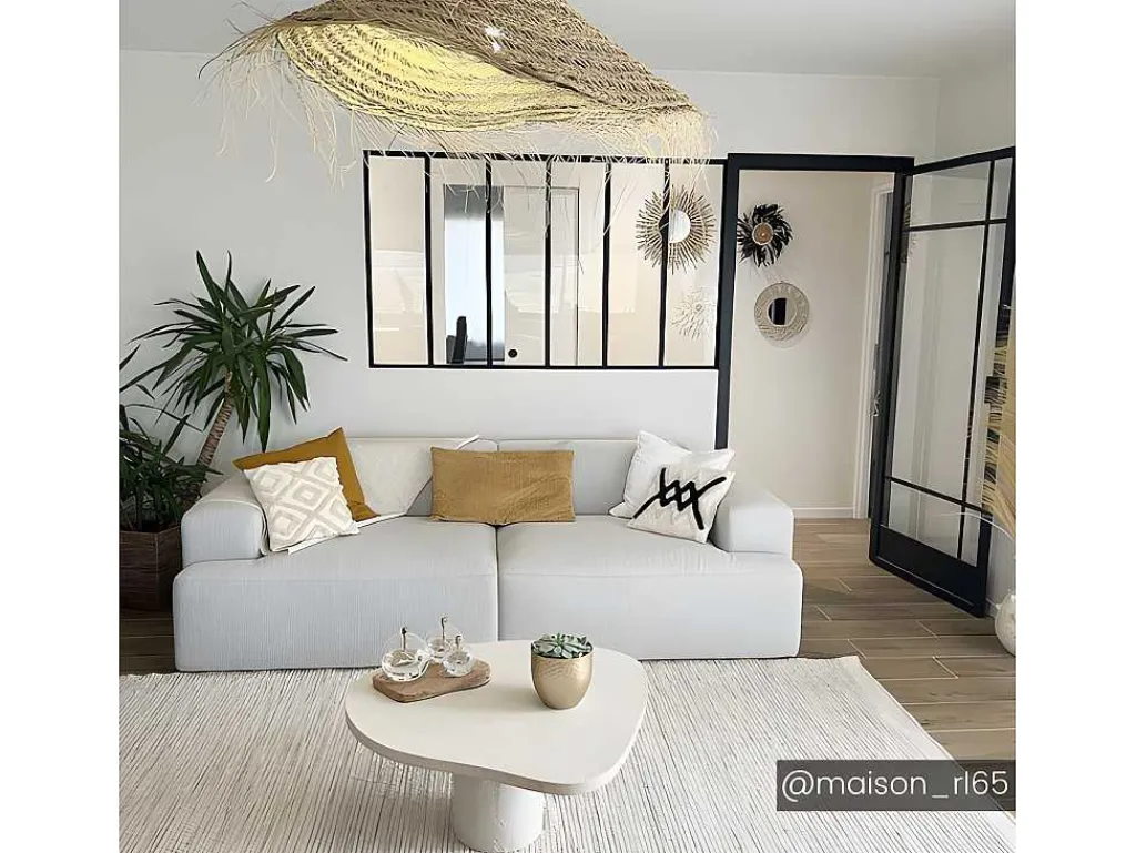 Glazen Binnenraam Bayview Van Aluminium Met Zwarte Poedercoating - 180 X 105 Cm-Vente-unique Best