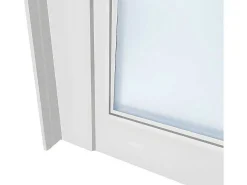 Glazen Binnenraam Bayview In Aluminium Met Witte Poedercoating - 180X105 Cm-Vente-unique Sale