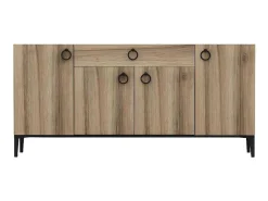 Gloria Multifunctioneel Kabinet, Walnoot, 160X42X75 Cm,-EPIKASA