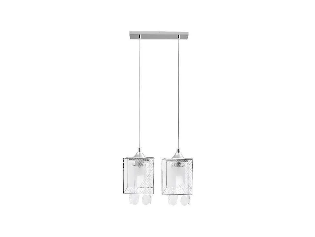 Gracja Hanglamp, Chroom, 33X13X130 Cm,-EPIKASA