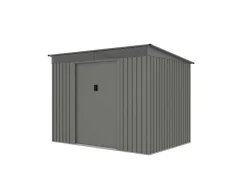 Grijs Metalen Tuinhuisje Van Gegalvaniseerd Staal 4,29 M - Folco-EXPERTLAND Clearance