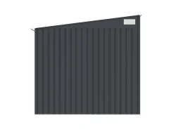 Grijs Metalen Tuinhuisje Van Gegalvaniseerd Antracietkleurig Staal 4,97 M - Daustin-EXPERTLAND Discount