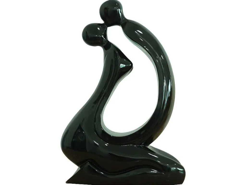 Groot Chloe-Beeld In Zwarte Hars - L32 X D12 X H47 Cm-OZAIA Outlet
