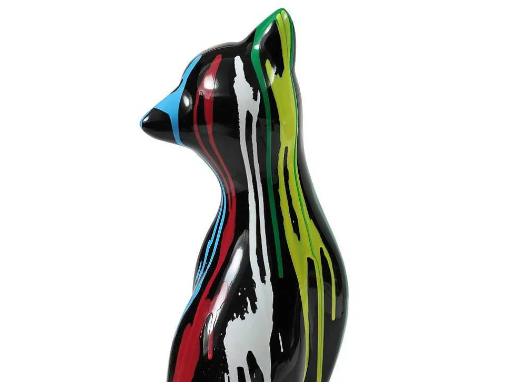 Groot Kattenstandbeeld Van Hars L24 X B13 X H53 Cm Meerdere Kleuren Miniria-OZAIA Hot