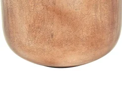 Grote Geemailleerde Metalen Vaas - D. 30 X H. 82 Cm - Terracotta En Koperblad - Perlin-OZAIA Outlet