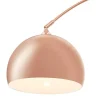 Grote Staande Lamp Met Boog Art Deco Ombrage - Metaal En Marmer - H. 180 Cm - Koperkleur-OZAIA Clearance