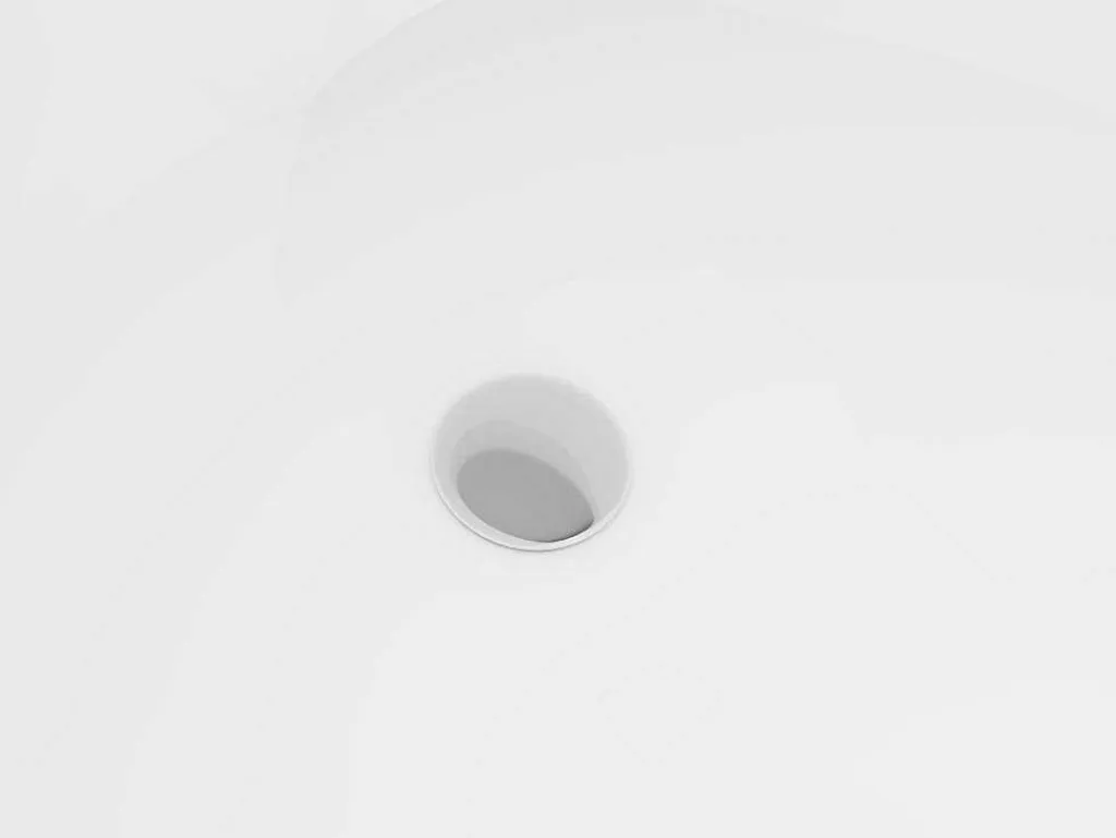 Halfvrijstaand Bad - 175 Liter - 130 X 71,5 X 58 Cm - Wit - Acryl - Divina-Shower & Design Online