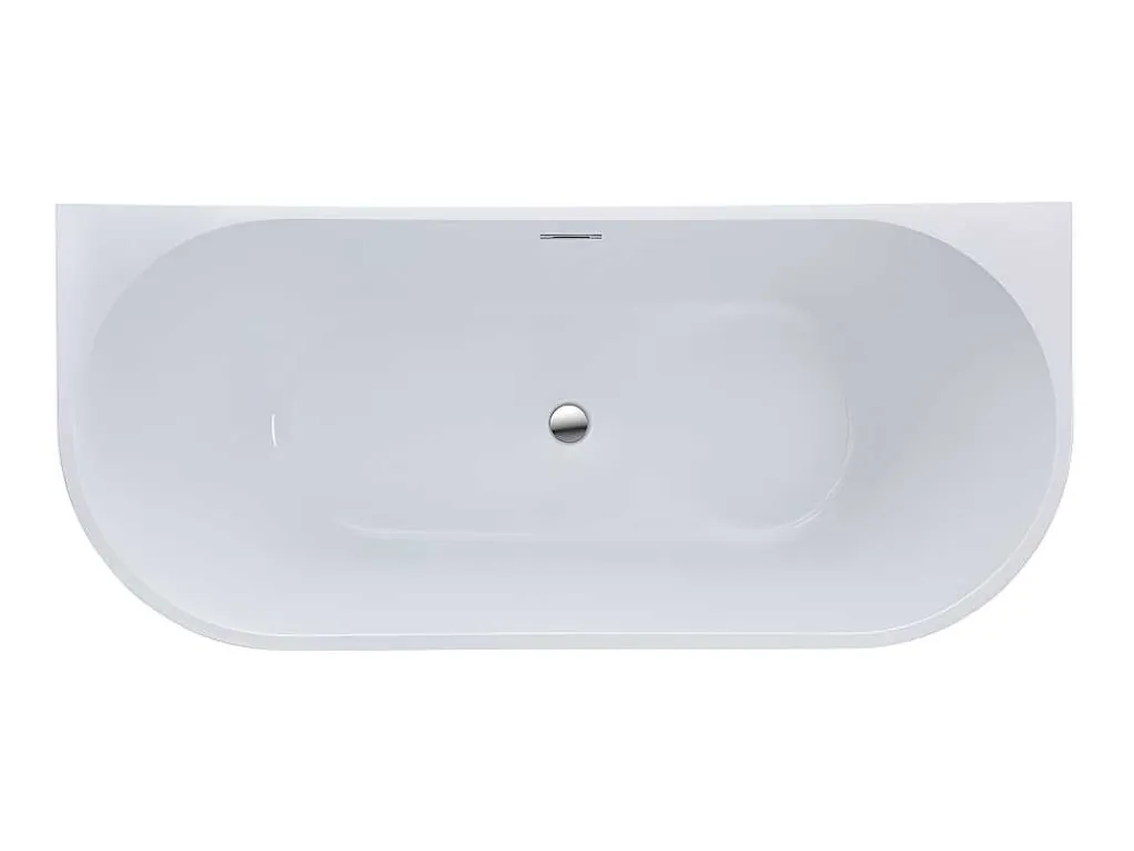 Halfvrijstaande Badkuip Divina - 170 X 75 X 58 Cm - 245L- Wit-Shower & Design Online
