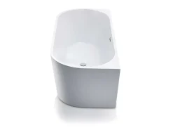 Halfvrijstaande Badkuip Divina - 170 X 75 X 58 Cm - 245L- Wit-Shower & Design Online