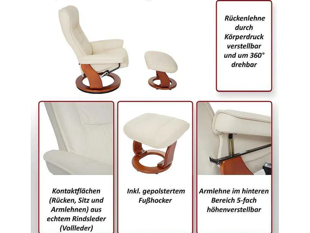 Halifax Fauteuil, Creme, Honingkleurig-Vente-unique Online