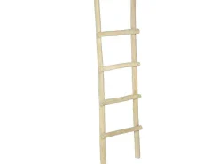 Handdoekenrek Ladder Van Massief Teakhout - Naturelkleur - Fodna-Vente-unique Hot