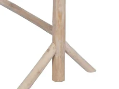 Handdoekhouder Op Poten Van Massief Teakhout - L80 Cm X D29 Cm X H75 Cm - Fodna-Vente-unique Online