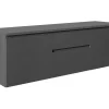 Hangend Badkamermeubel Met Dubbele Wastafel - Grijs - 150 Cm - Jimena Ii-Vente-unique New