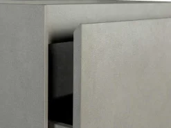 Hangend Badkamermeubel Met Ingebouwde Wastafel - Betongrijs - 80 Cm - Sosthene-Vente-unique Outlet