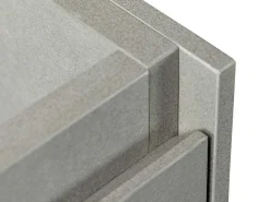 Hangend Badkamermeubel Met Ingebouwde Wastafel - Betongrijs - 80 Cm - Sosthene-Vente-unique Outlet