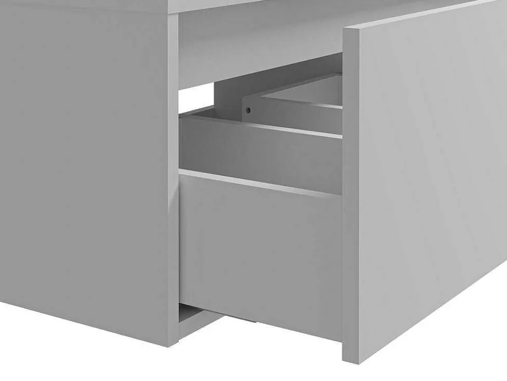 Hangend Badkamermeubel Wit Met Dubbele Wastafel - L150 Cm - Isaure Ii-Vente-unique Hot