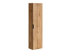 Hangend Geribbeld Badkamermeubel Met Wastafel Om Te Plaatsen - Licht Naturel - 80 Cm - Zevara-Vente-unique Discount