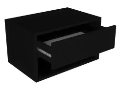 Hangend Nachtkastje - 1 Lade En 1 Nis - Zwart - Ritami-Vente-unique Online