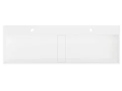 Hangend Wastafelblad - Wit - L120 X B40 X H15 Cm - Yamdrok-Shower & Design Outlet