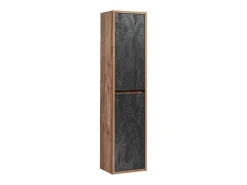 Hangende Badkamerkolom - Licht Naturel En Antraciet - H170 Cm - Tikitki-Vente-unique Sale