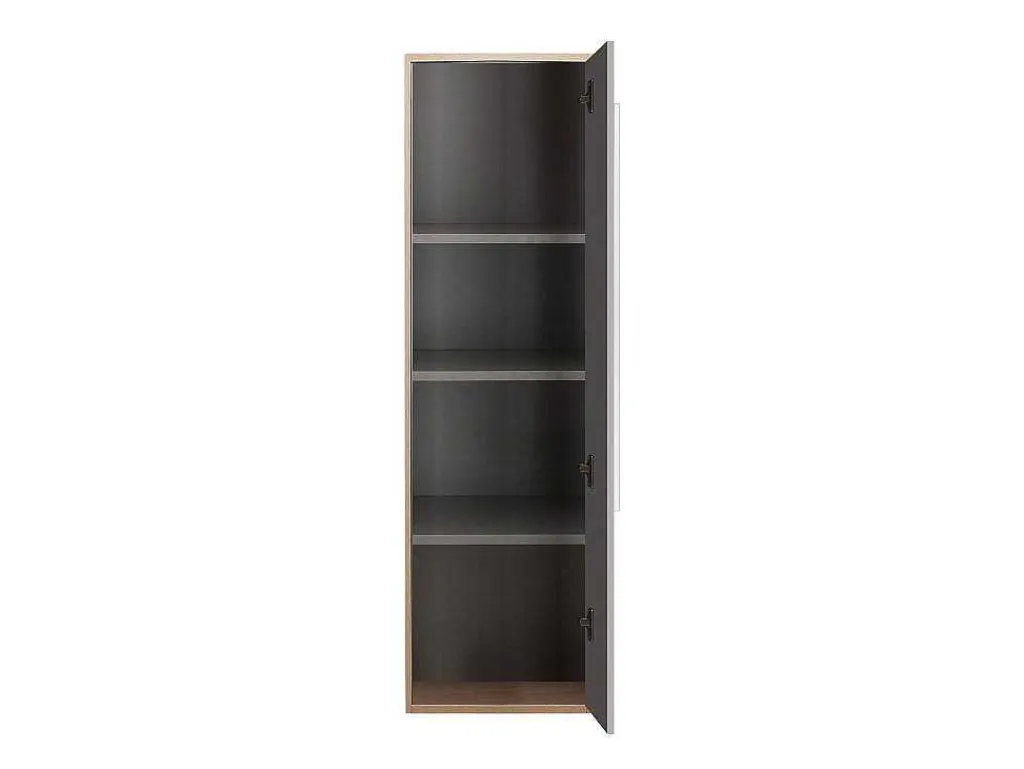 Hangende Badkamerkolom - Licht Naturelkleurig En Grijs - L35 X B30 X H120 Cm - Jasmine-Vente-unique
