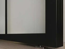 Hangende Schuifdeur H205 X L83 Cm Van Aluminium En Transparant Gehard Glas Wilden-Vente-unique Sale