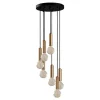 Hanglamp In Vintage-Stijl Met Verstelbare Hoogte - Metaal - H40-136 Cm - Goudkleurig - Josette-OZAIA Discount
