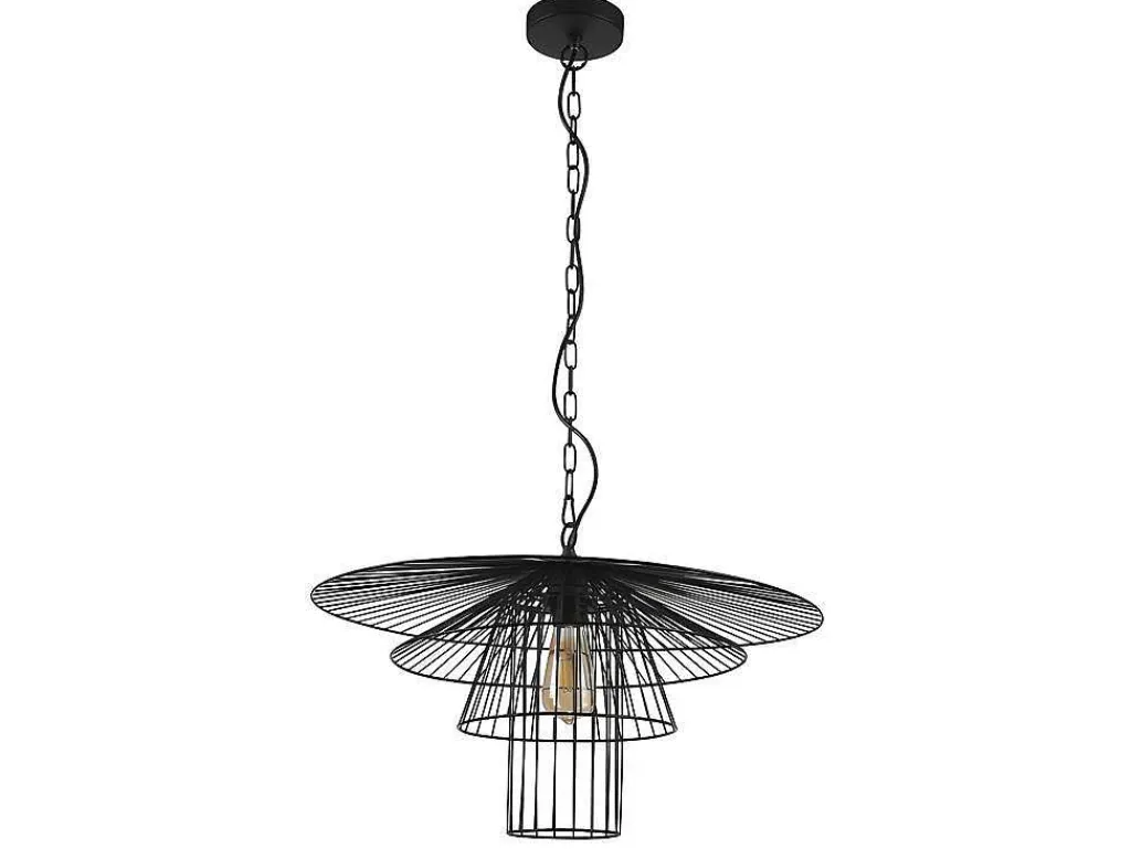 Hanglamp Met Draden Vlindermodel Machaon - Metaal - L59 X H95 Cm - Zwart-OZAIA Sale