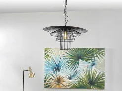 Hanglamp Met Draden Vlindermodel Machaon - Metaal - L59 X H95 Cm - Zwart-OZAIA Sale