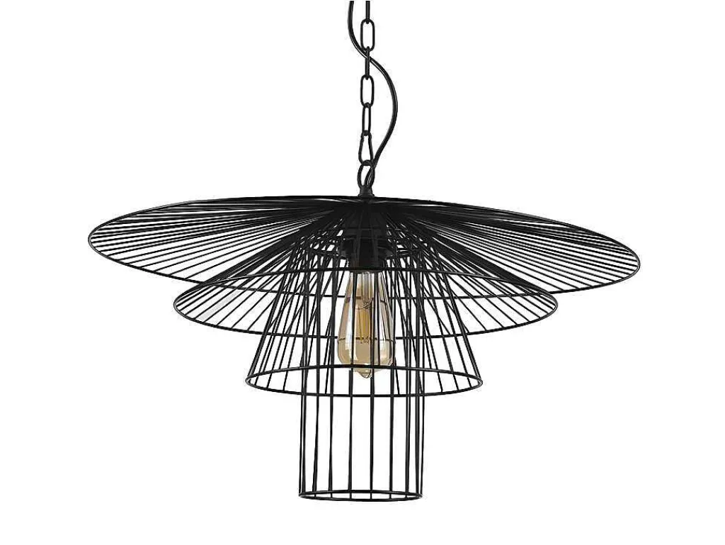 Hanglamp Met Draden Vlindermodel Machaon - Metaal - L59 X H95 Cm - Zwart-OZAIA Sale