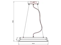 Hanglamp Met Ledverlichting Van Metaal En Aluminium - D45 Cm - Wit En Naturel - Derry-OZAIA Clearance