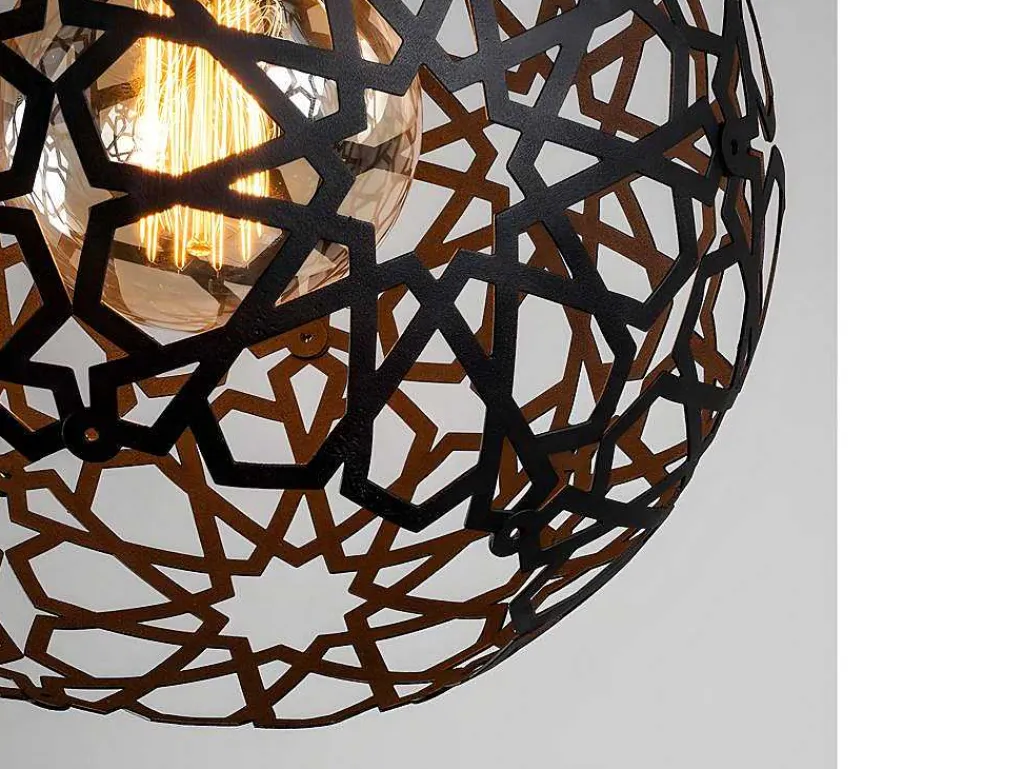 Hanglamp Met Verstelbare Hoogte Celindra - D. 25 X H. 39/119 Cm - Zwart-OZAIA Online