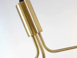 Hanglamp Van Glas En Metaal - D90 X H182 Cm - Goud - Kenora-OZAIA Discount