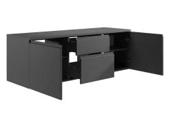 Hangmeubel Onder Wastafel - Grijs - 150 Cm - Jimena Ii-Vente-unique Best