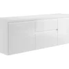 Hangmeubel Onder Wastafel - Wit - 150 Cm - Jimena Ii-Vente-unique