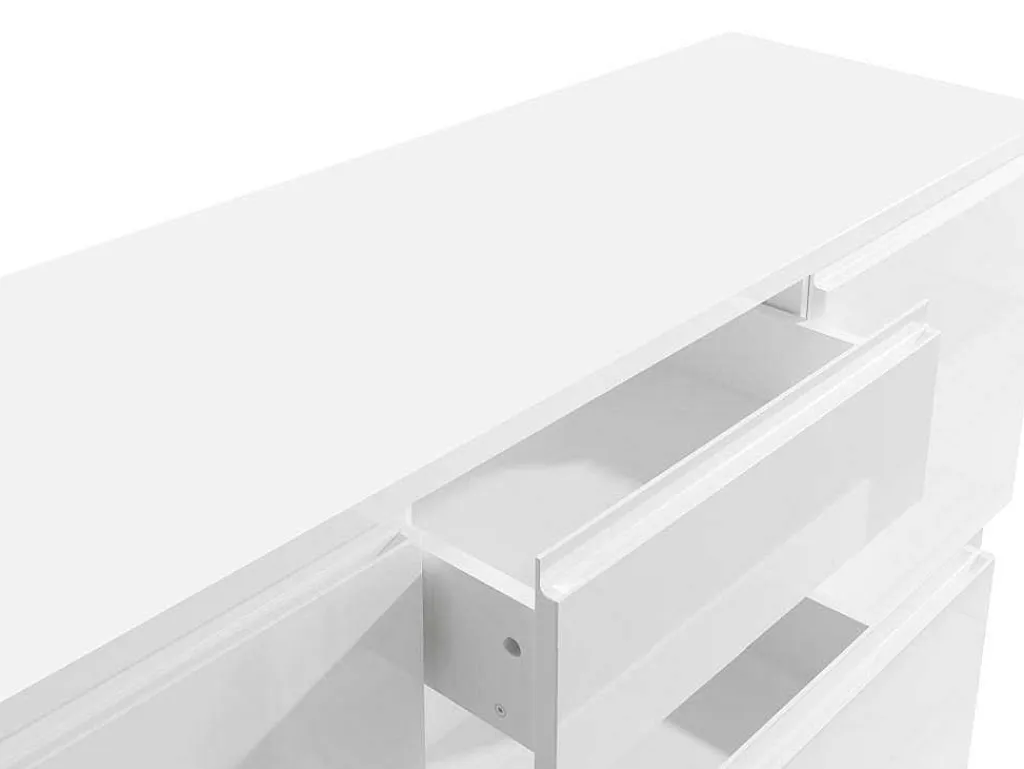 Hangmeubel Onder Wastafel - Wit - 150 Cm - Jimena Ii-Vente-unique