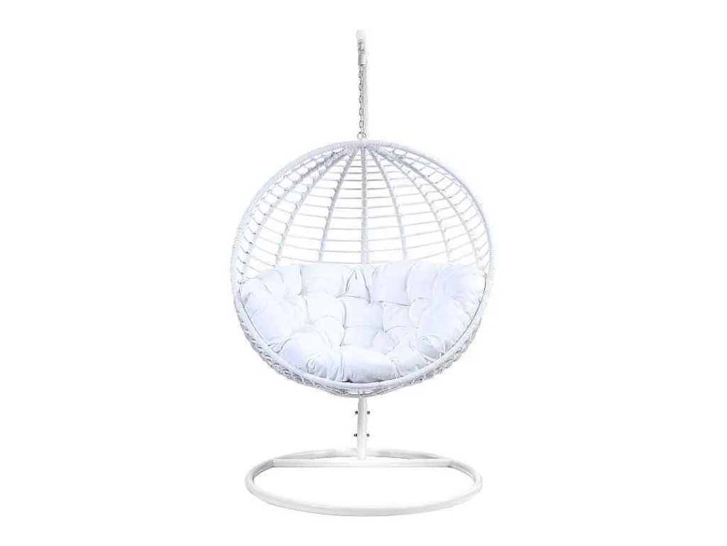 Hangstoel Van Gevlochten Hars - Wit - Bontoc-MYLIA New