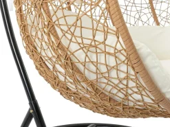 Hangstoel Van Gevlochten Hars - Licht Naturel - Campli Van-MYLIA Hot