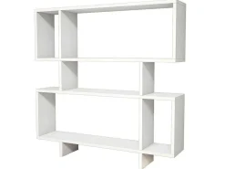 Hera Boekenkast, Wit, 100X22X111 Cm, Epikasa-Homemania