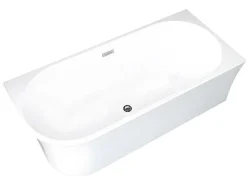 Hoekbad - 201 L - 150 X 75 X 59 Cm - Wit - Acryl - Hoek Rechts - Ponticola-Shower & Design