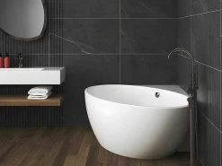 Hoekbad - 197 L - 127 X 127 X 58 Cm - Wit - Acryl - Gourami-Shower & Design Outlet