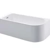 Hoekbad - 201 Liter - 150 X 75 X 58 Cm - Wit - Linkse Hoek - Anika-Shower & Design