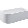 Hoekbad - 201 Liter - 150 X 75 X 58 Cm - Wit - Rechtse Hoek - Anika-Shower & Design Outlet