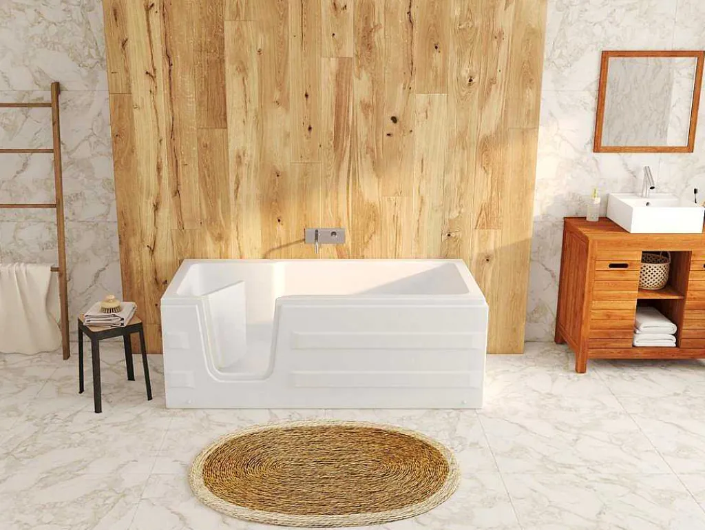 Hoekbad Met Deurtje Servee - 235L - 170 X 76 X 62 Cm - Hoek Links-Shower & Design Online