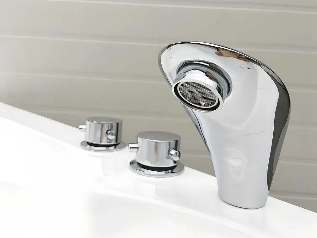 Hoekbad Met Kraan Navona - 263 L - 135 X 135 X H54 Cm-Shower & Design Hot
